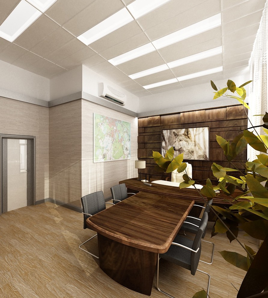 Дизайн-проект офиса "Техстрой"-2018 год.Кабинет