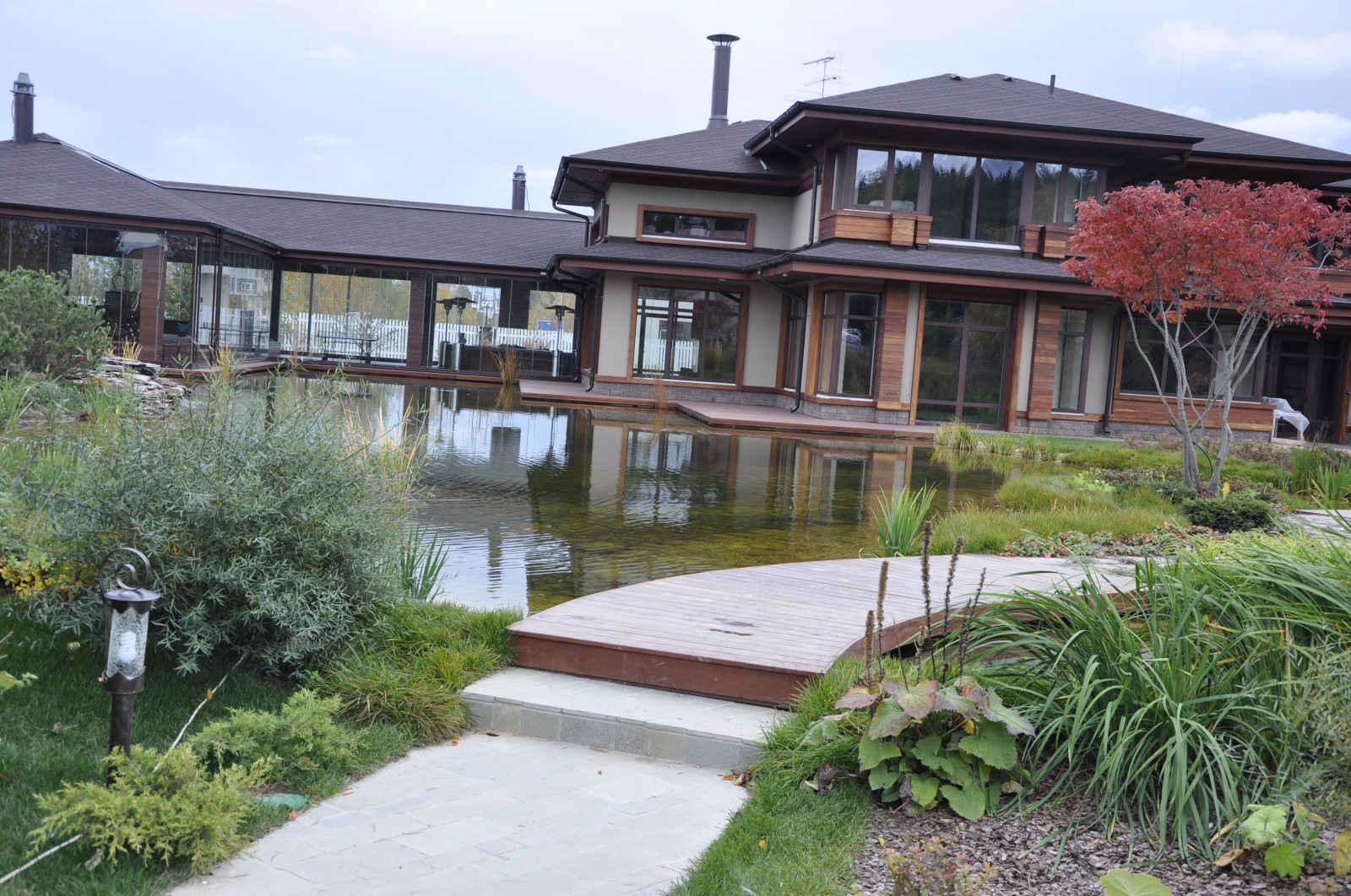 Ландшафт в поселке "Бенилюкс"