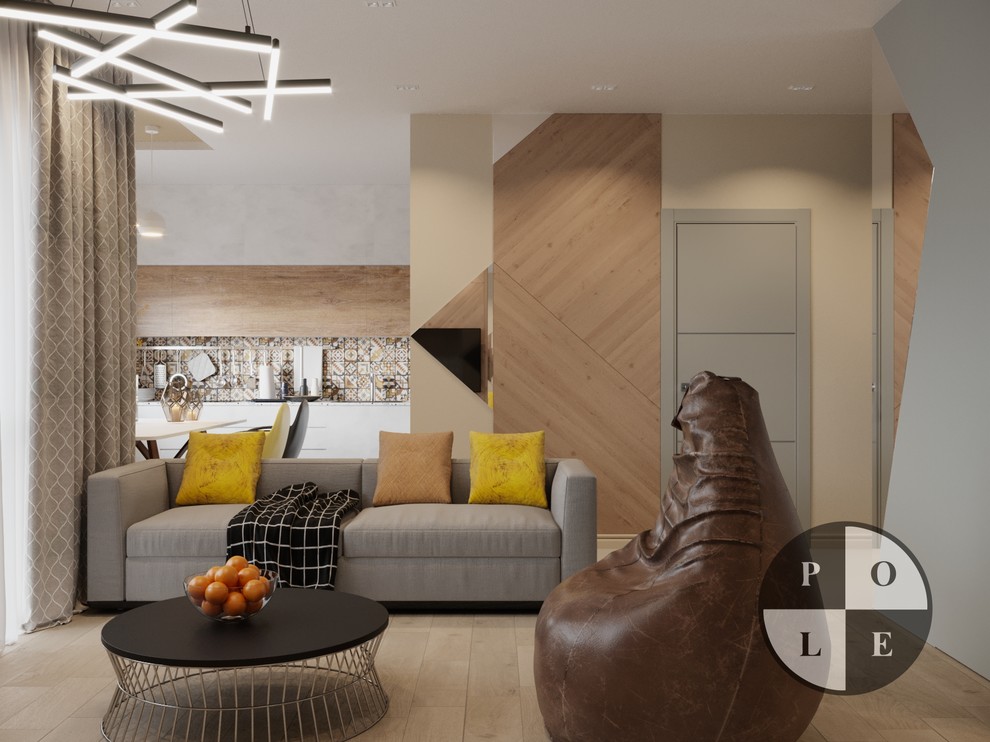 Обложка проекта: Двухкомнатная квартира в г. Королев для молодой семейной пары