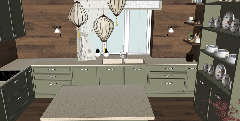 Дом в Кольцово с традиционными мотивами