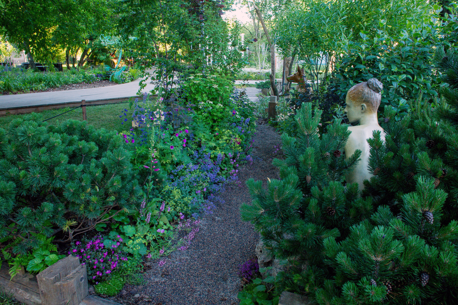 Фотосъёмка сада   Mark  Eveleigh(+Gigi Cameron) на   MoscowFlowerShow2017