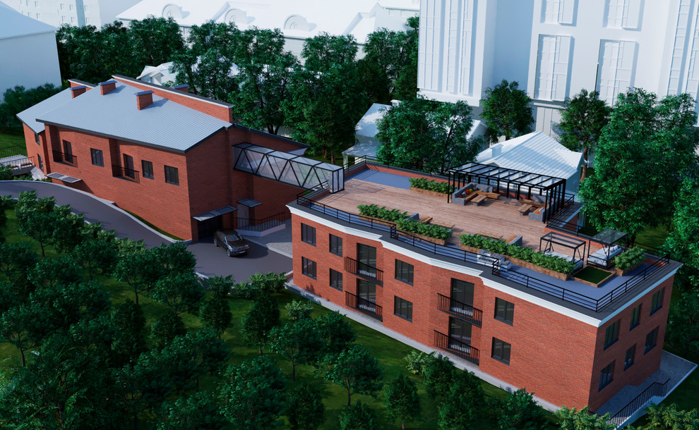 Обложка проекта: Жилой дом в условиях ограничения этажности