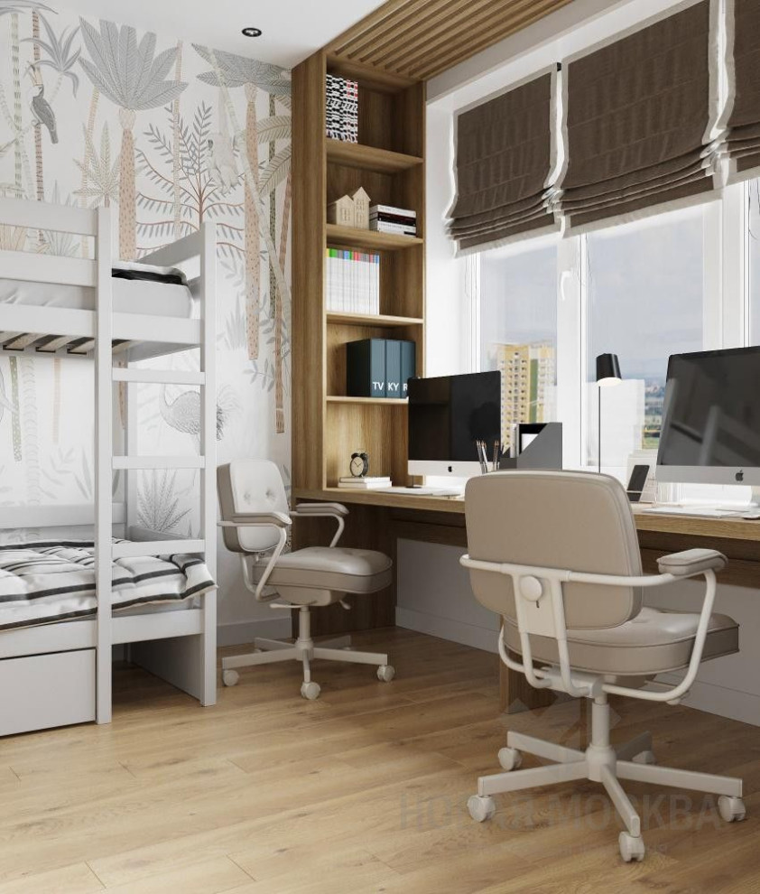 Дизайн-проект двухкомнатной квартиры 64 кв.м в ЖК «Скандинавия»