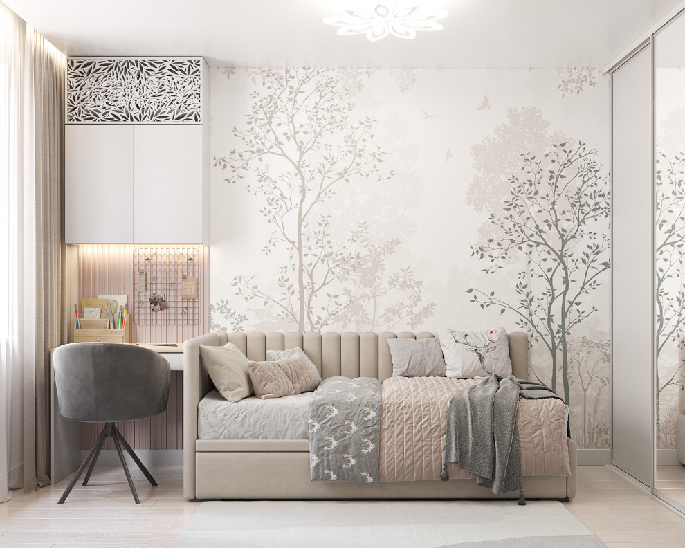 Дизайн-проект детских комнат для семьи с 4-мя детьми