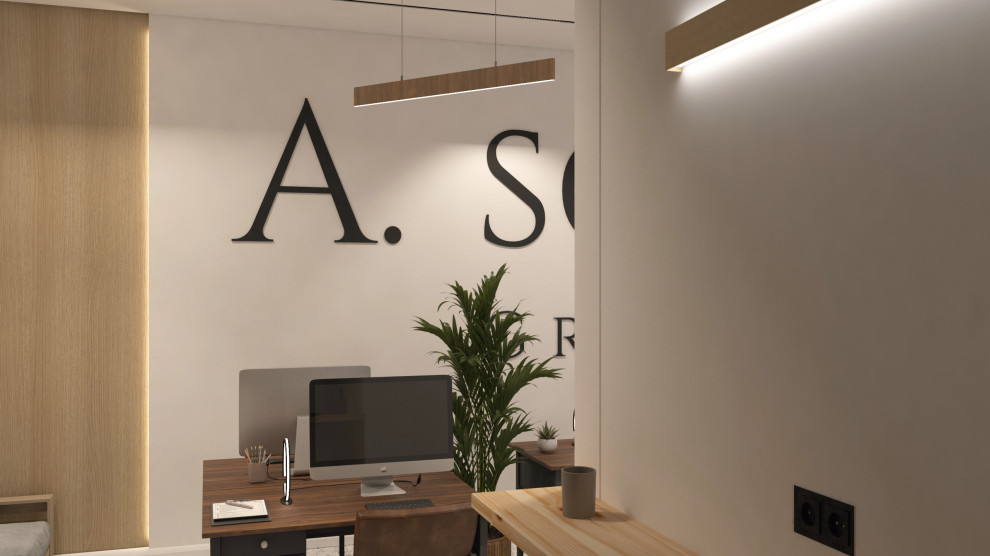 Дизайн проект офисного помещения 36 Кв М