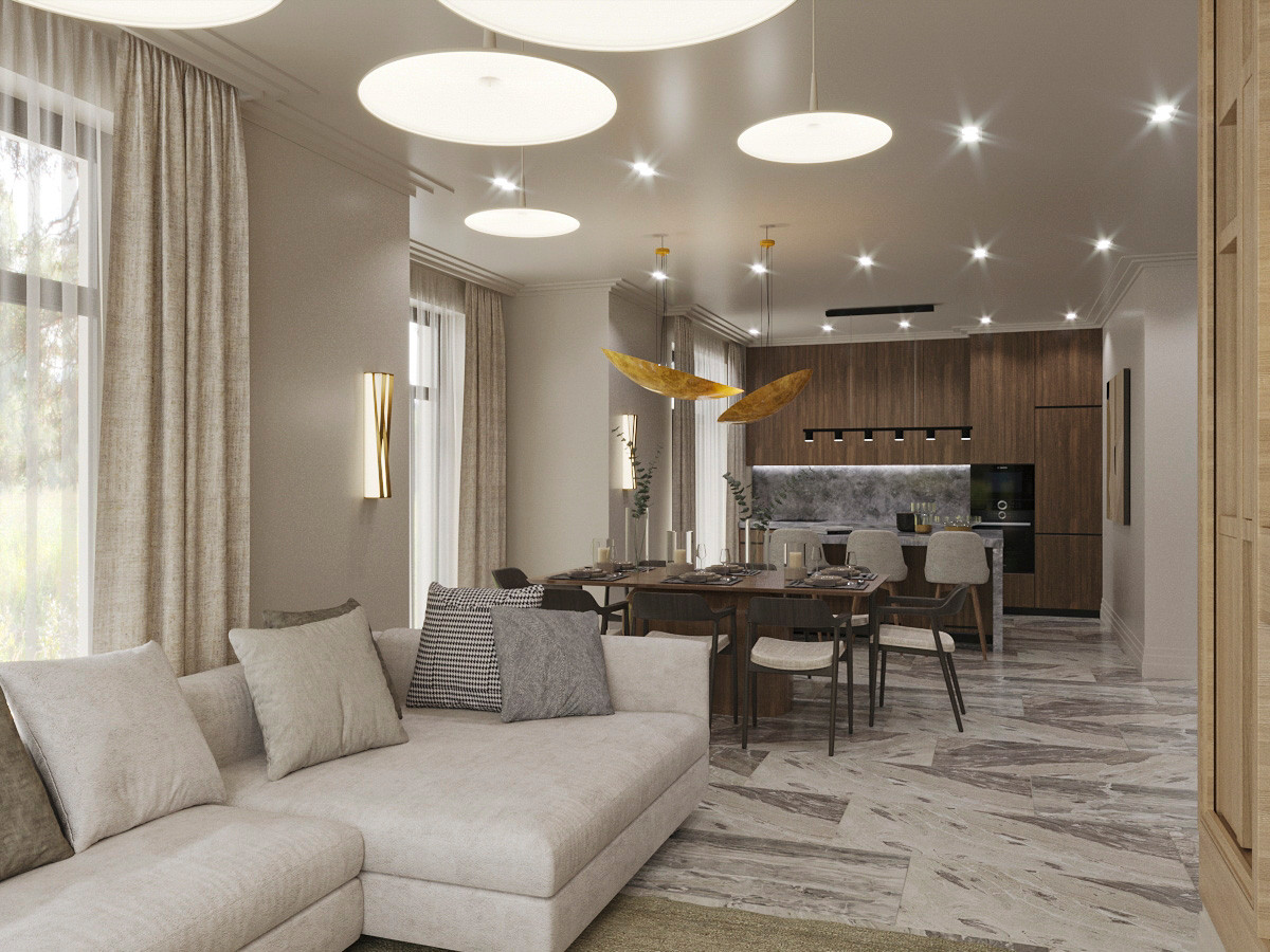 Проект дома на новой риге для семьи Пынзарей Сергея и Дарьи