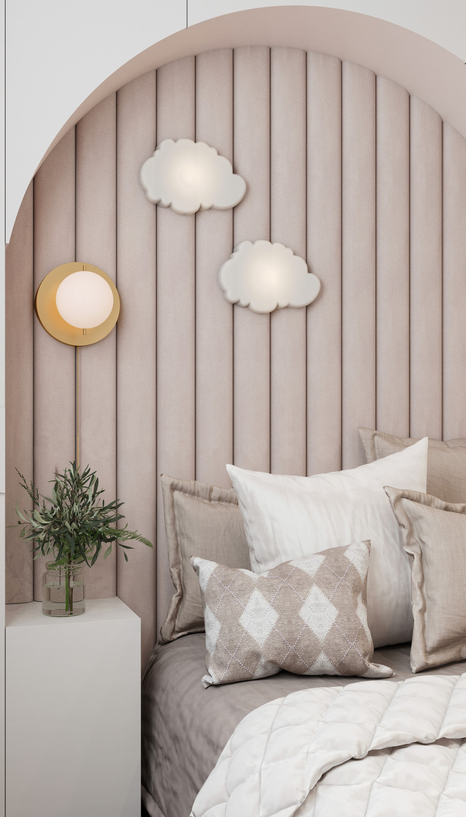 Квартира в стиле неоклассика, Мкр. «Бутово Парк», 68 кв.м.