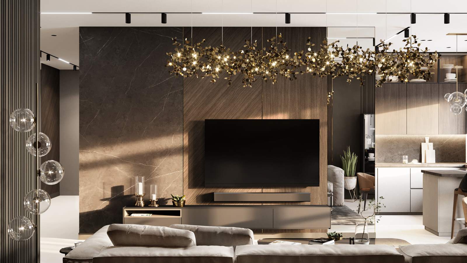 Интерьер квартиры в ЖК Montblanc 150 м^2