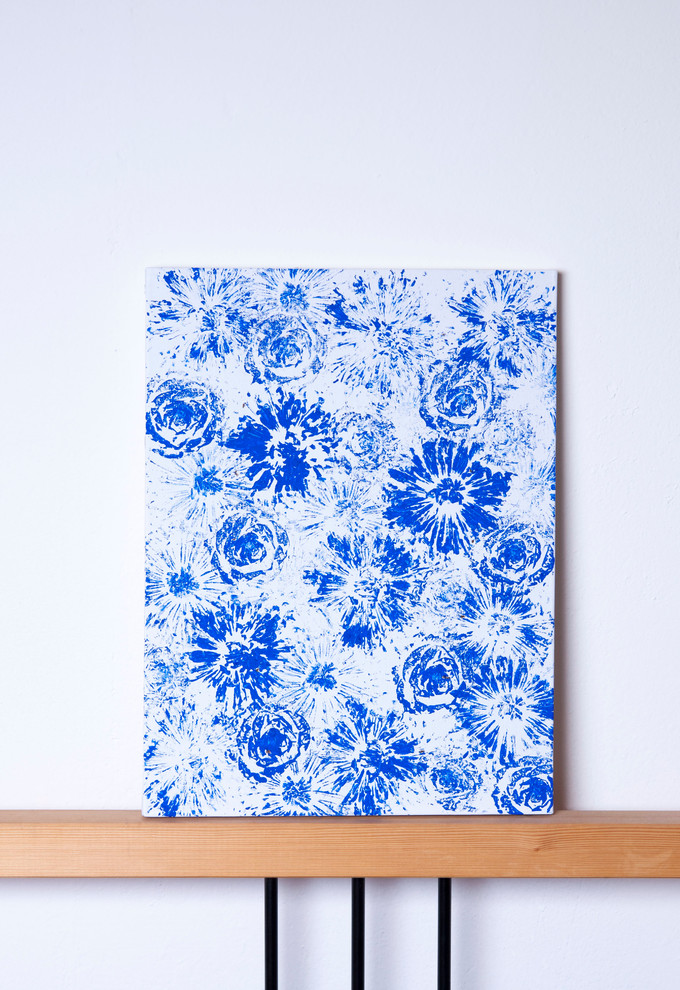 DIY: Рисуем картины бутонами цветов