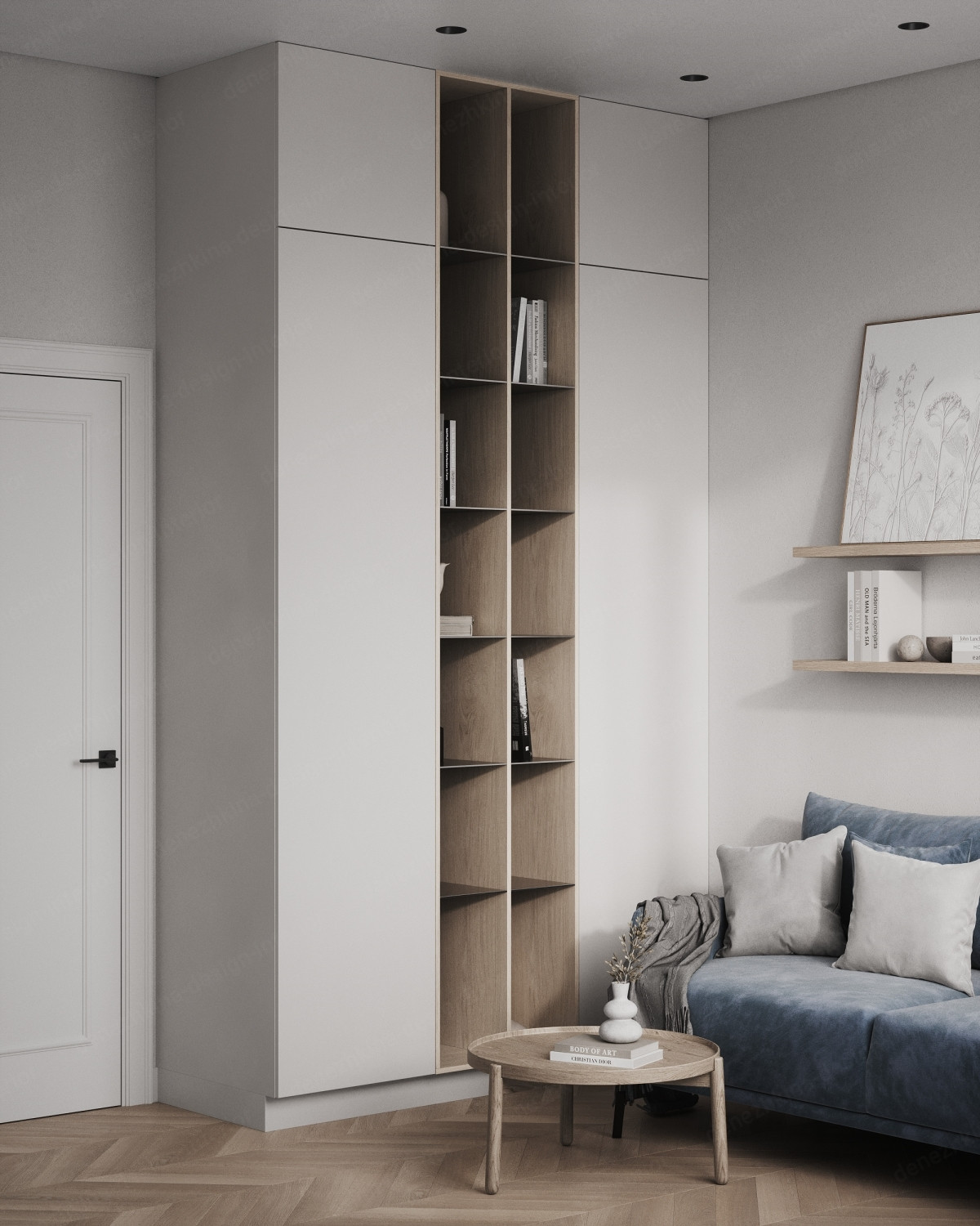 Дизайн проект 3 комнатной квартиры — ЖК Скандинавия