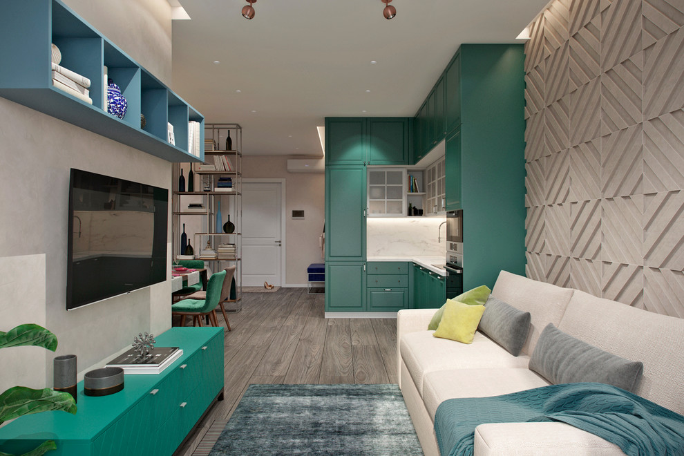 Квартира 80 кв.м. в современном стиле в ЖК «Квартал 38А»