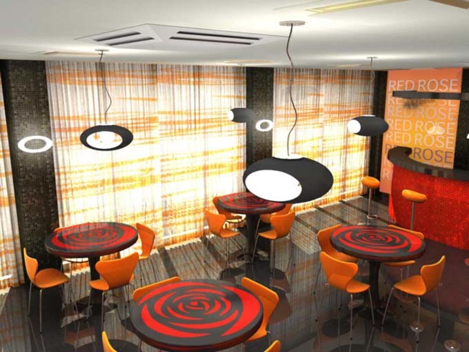 Кафе при отеле в Адлере