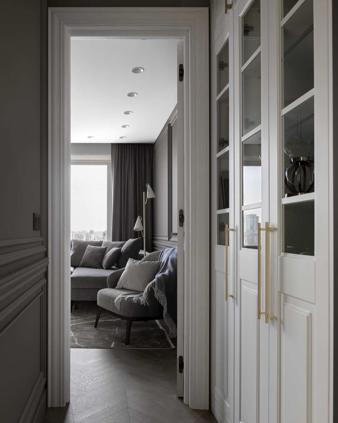 Интерьер квартиры в ЖК "Ольховский парк" по проекту Шабалина Александра