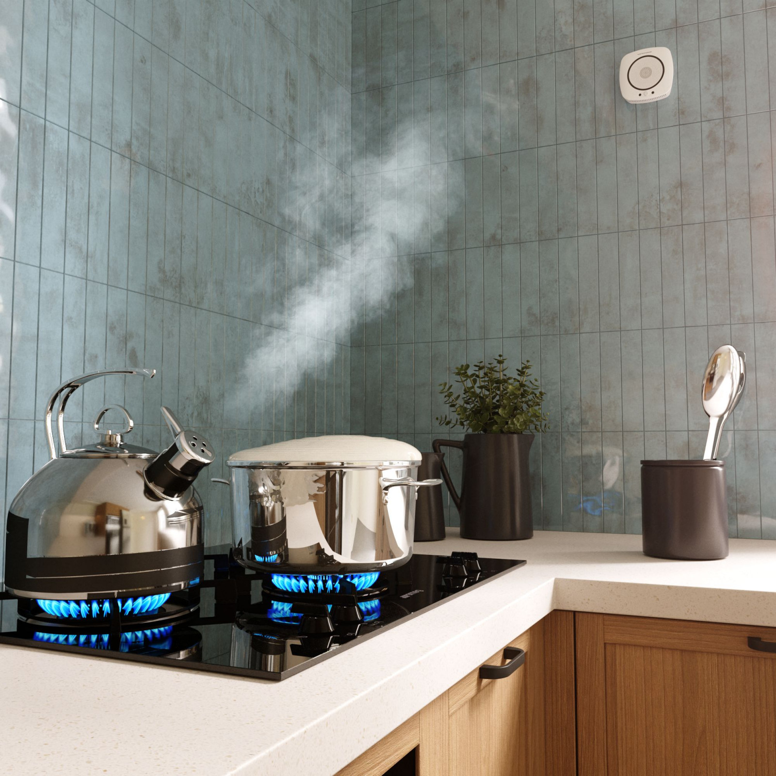 Обложка проекта: Умные датчики безопасности