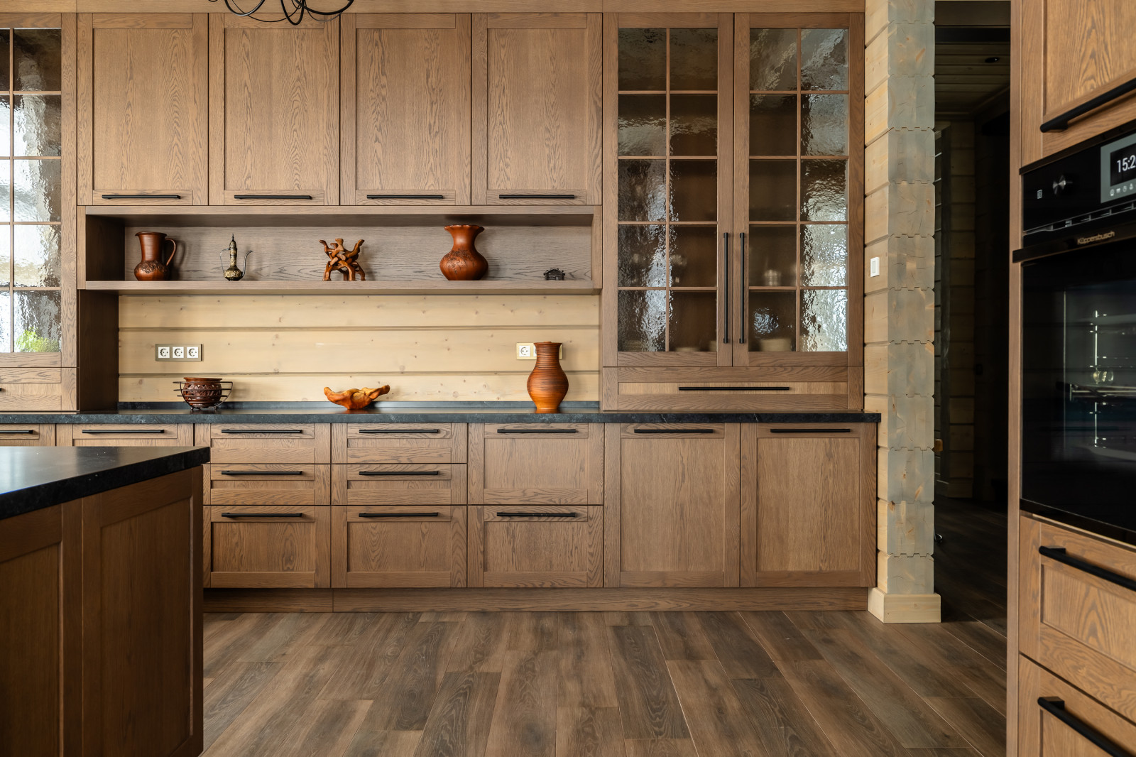 Кухня из массива дуба