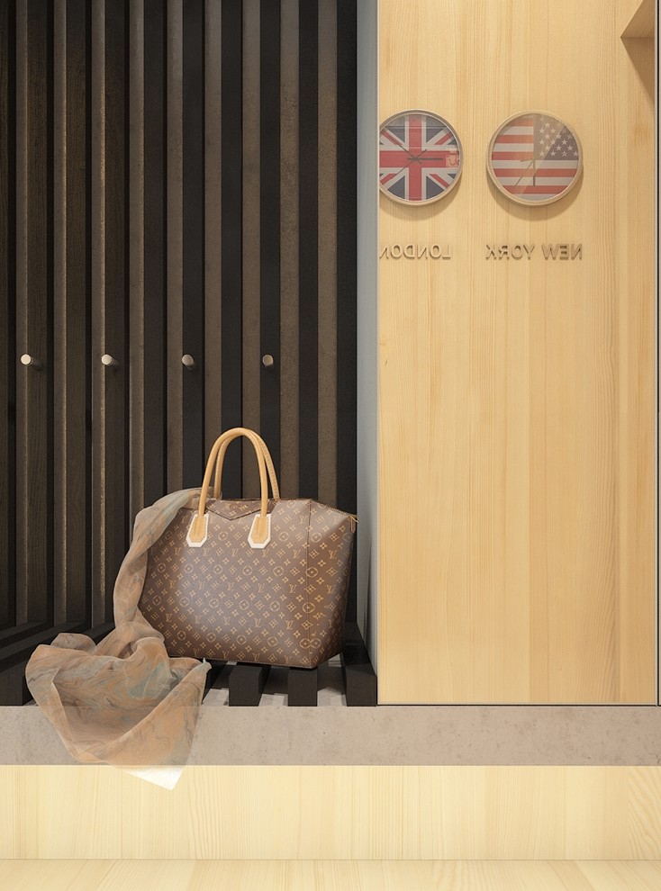 Обложка проекта: Лесные поляны. 1 этаж. Дружба дерева и бетона.