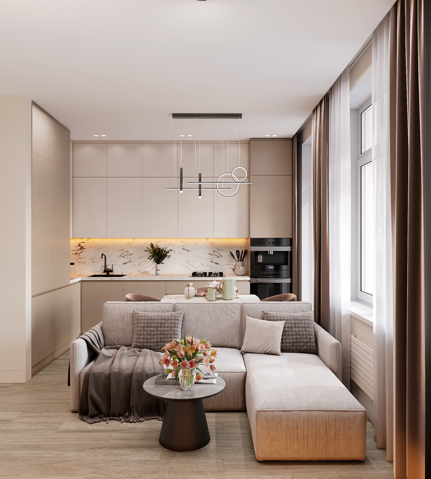 Обложка проекта: Дизайн проект в ЖК Династия, г. Москва для семьи с сыном