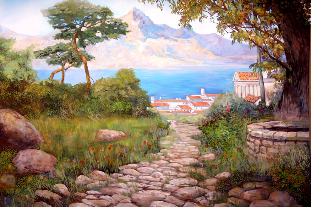 Роспись стен в интерьере