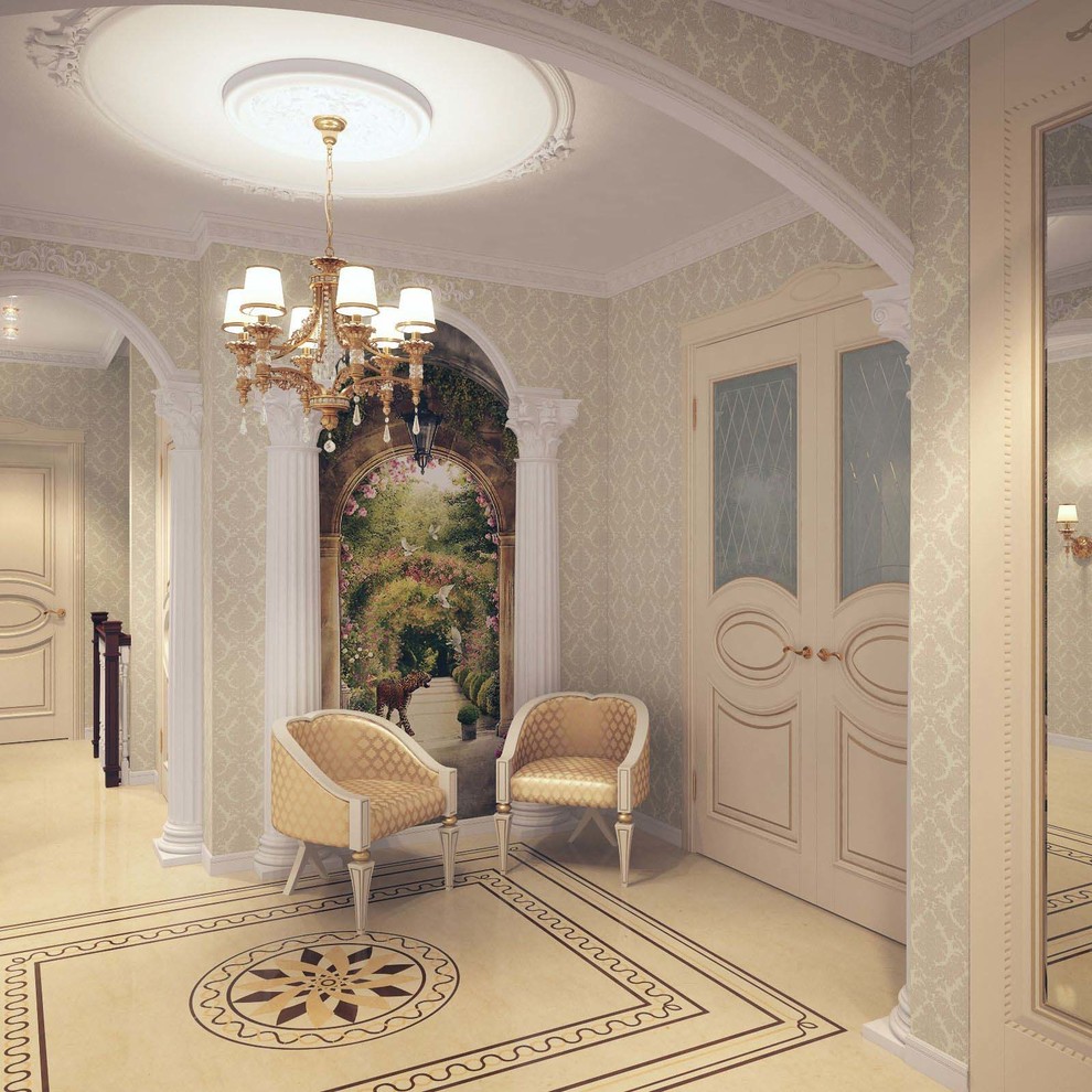 Благородная классика дома на берегу Волги