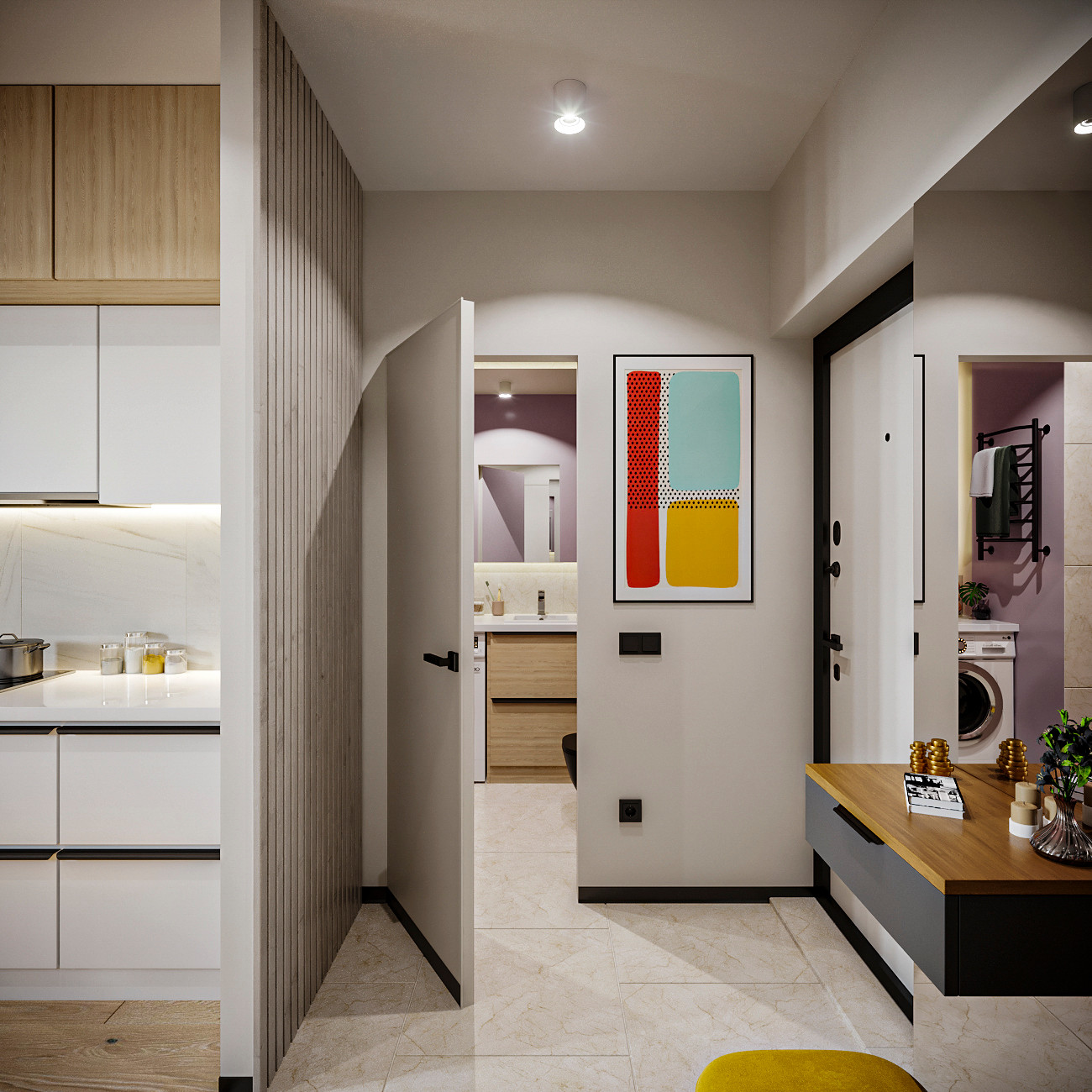 ЖК Лиговский. Студия для молодой девушки