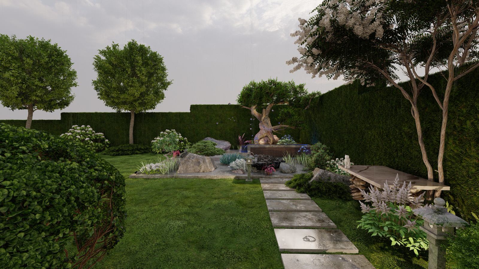 Сад "Многоликий". КП Райт Вилладж