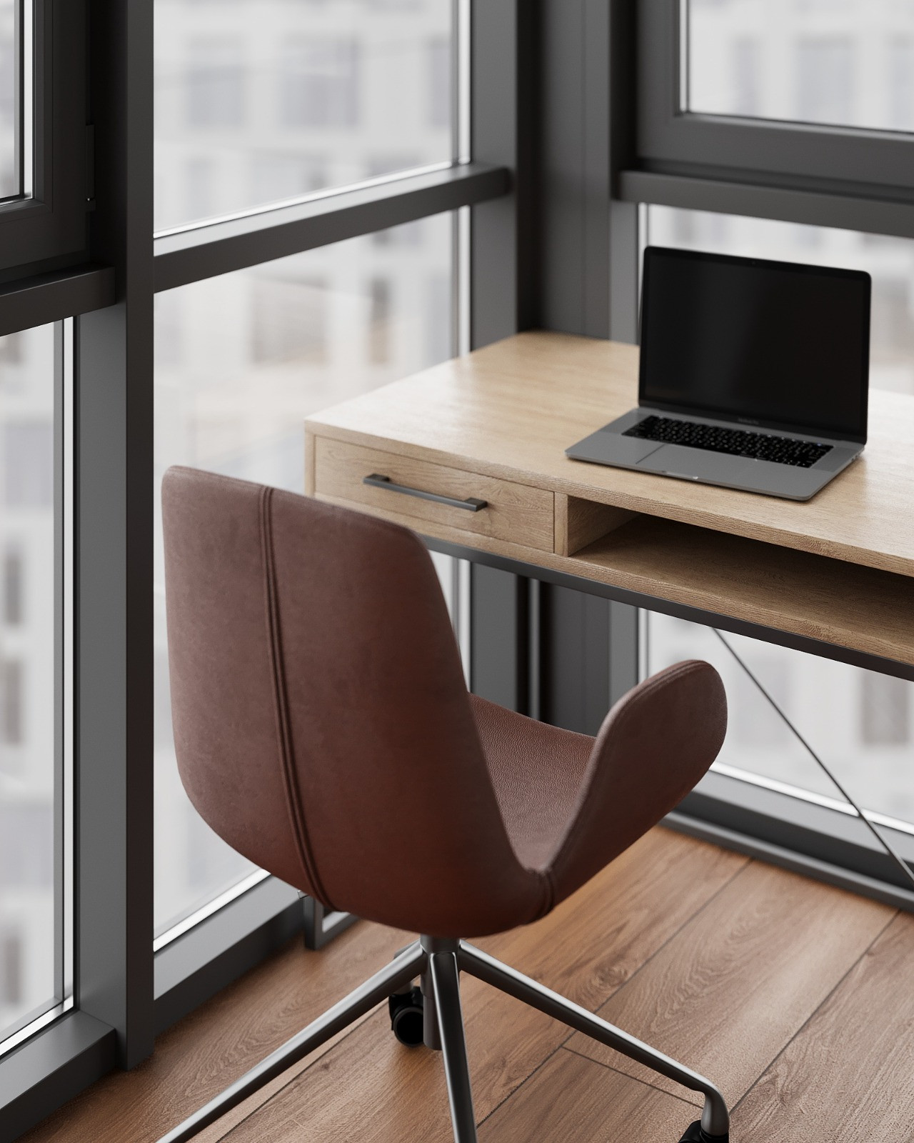 Дизайн-проект квартиры 60 кв.м в  стиле Петербургский Лофт