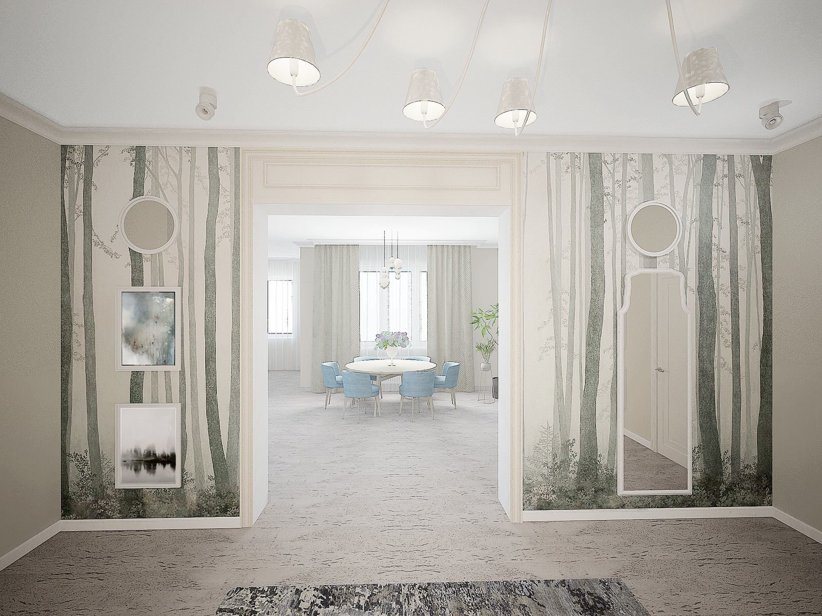 Интерьер загородного дома