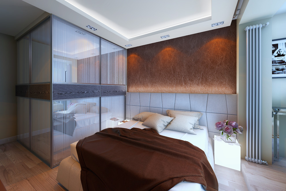 Строгий интерьер в холодных оттенках