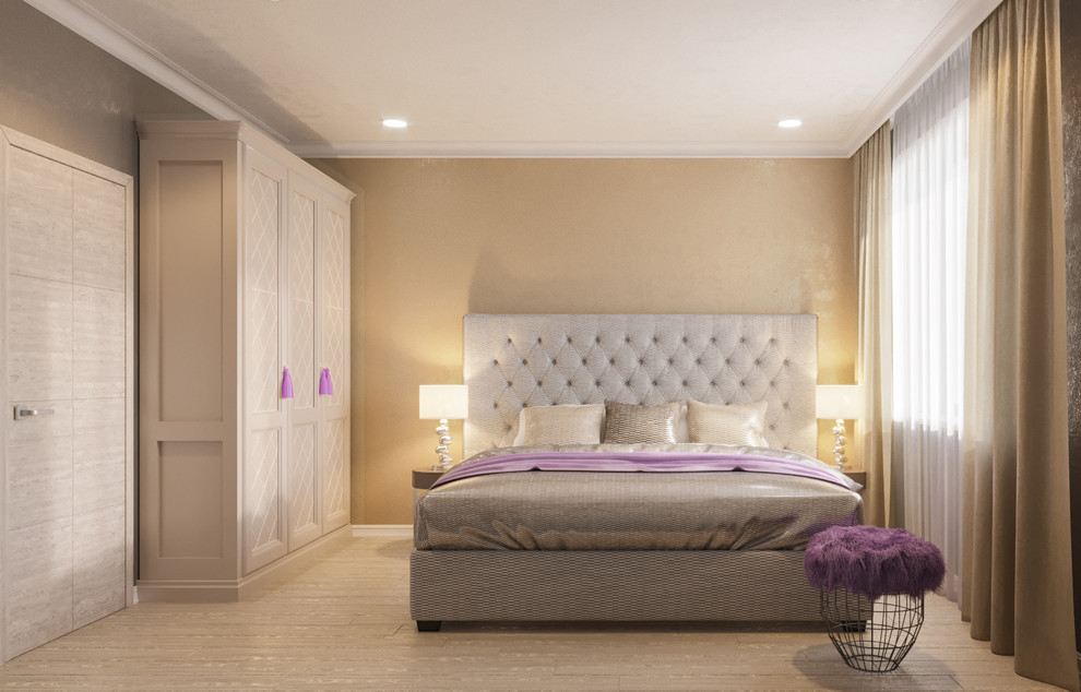 Маленькая квартира с лиловыми акцентами