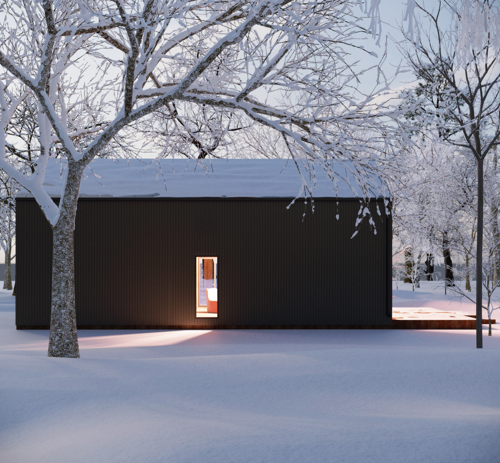 Новогодний барнхауз