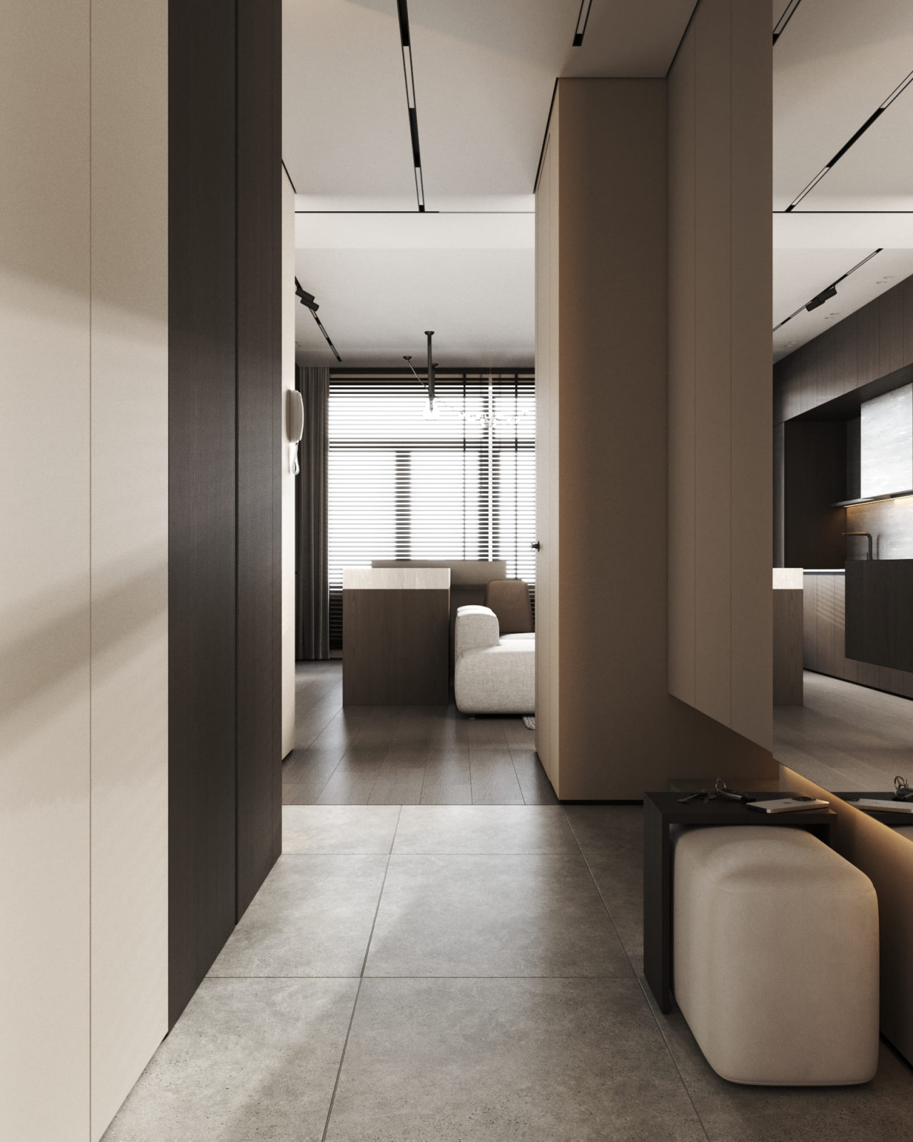 Обложка проекта: Дизайн-проект квартиры для современной семьи в одном из топовых ЖК Калининграда