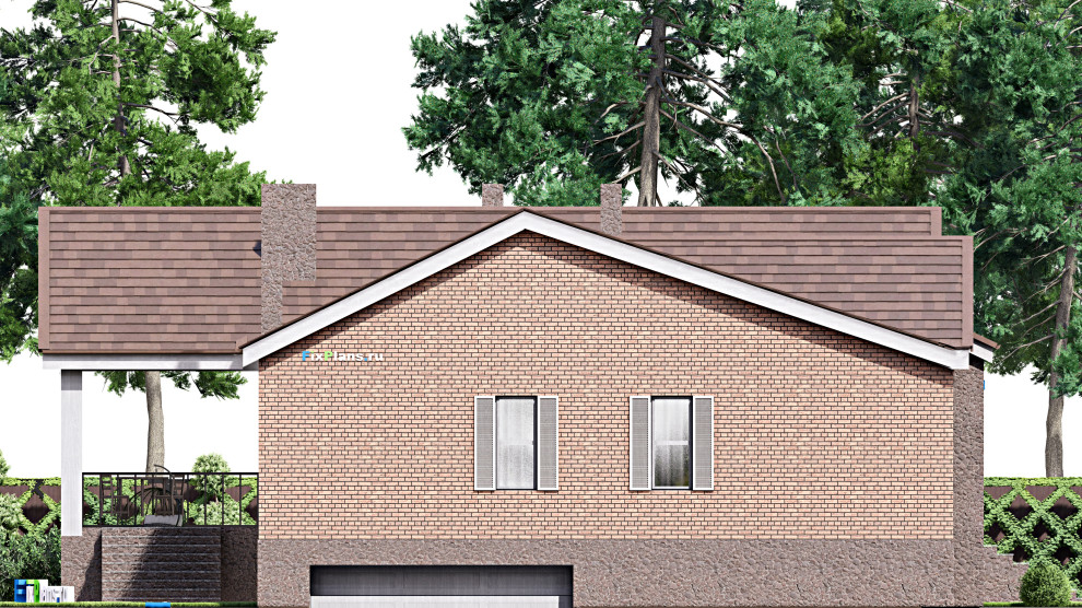 Проект одноэтажного дома 22х18м S438м2 F-16892