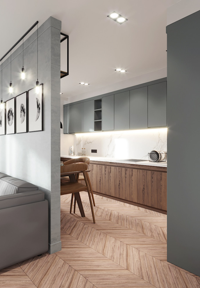 Дизайн интерьера кухни-гостиной в г.Казань