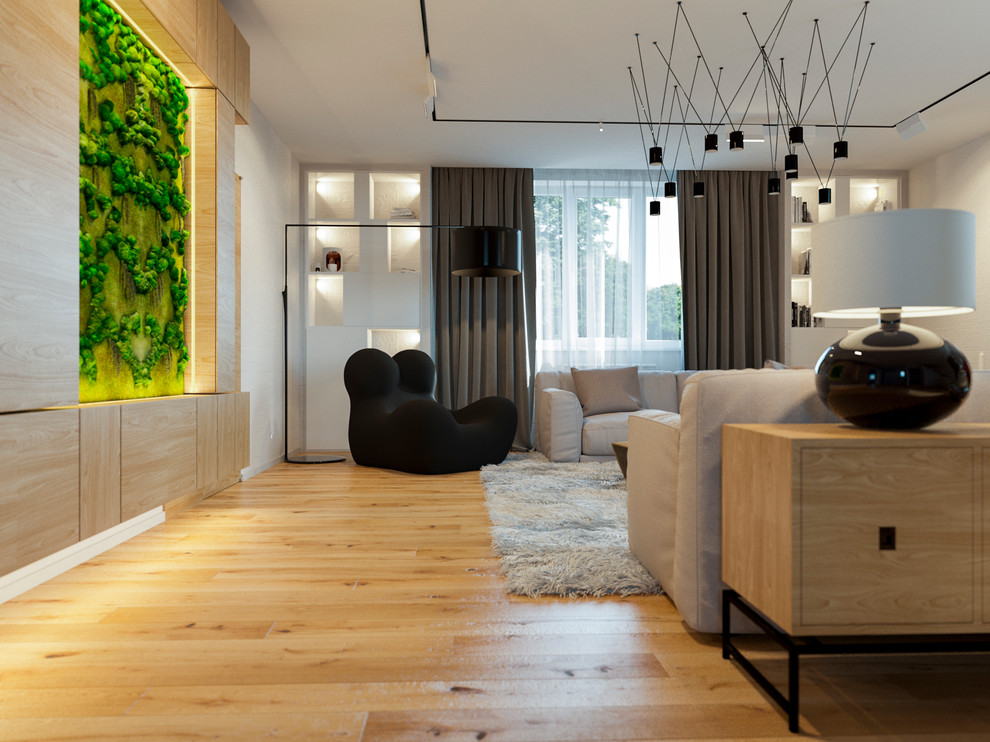 Интерьер гостиной на ул. Римской в г. Хабаровске