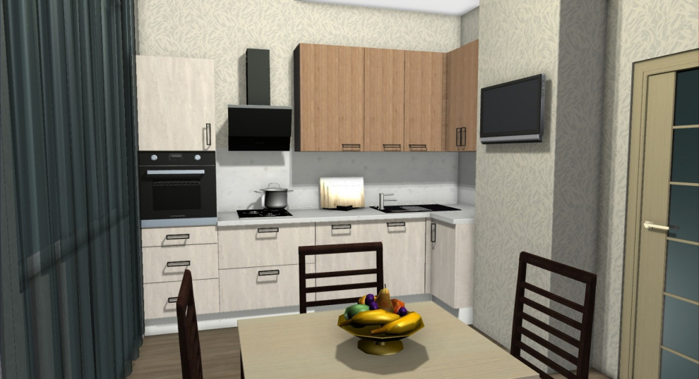 Общий вид кухни