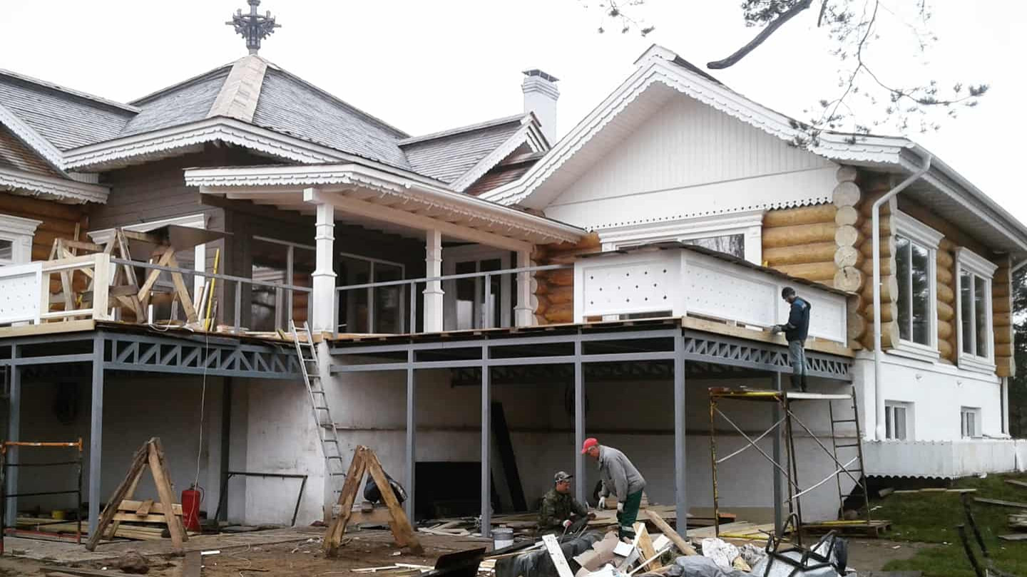 Обложка проекта: Баня в русском стиле