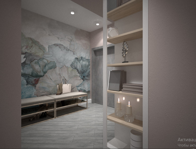 Обложка проекта: Проект 2-х комнатной квартиры ЖК Комфорт Парк