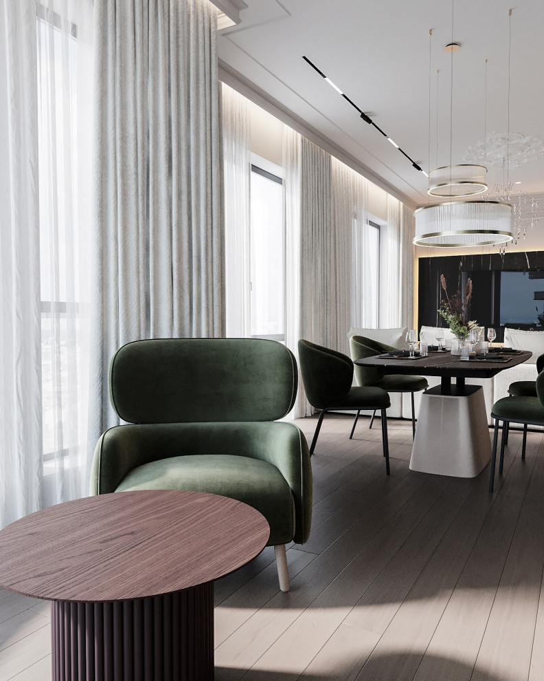 Дизайн проект в ЖК Павелецкая Сити 3 комнаты