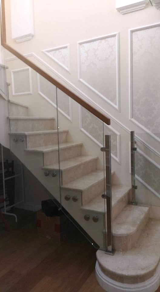 Самонесущие ограждения из стекла Маршаг