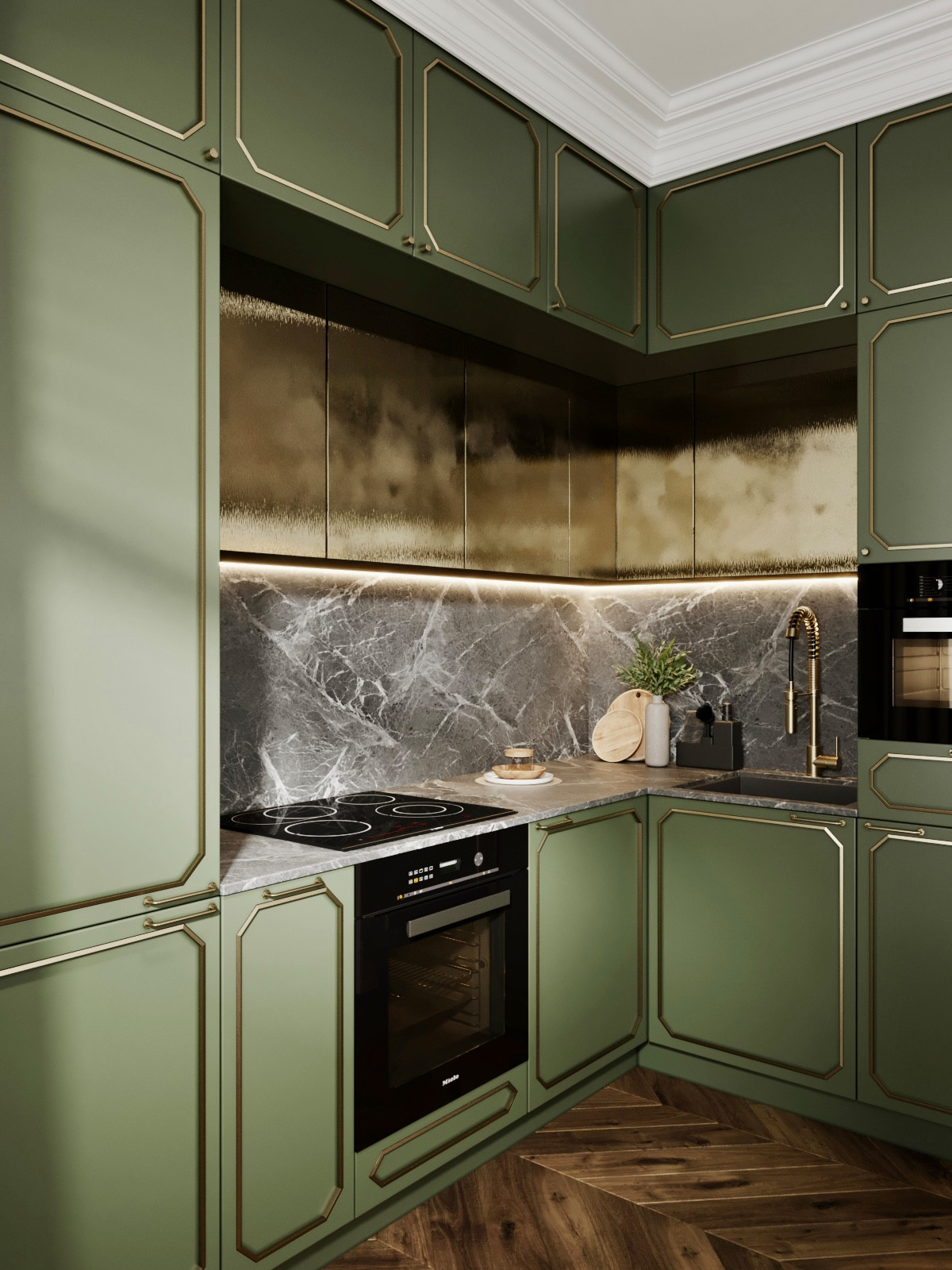 Квартира для сына дизайнера с хорошим вкусом. Вариант 2