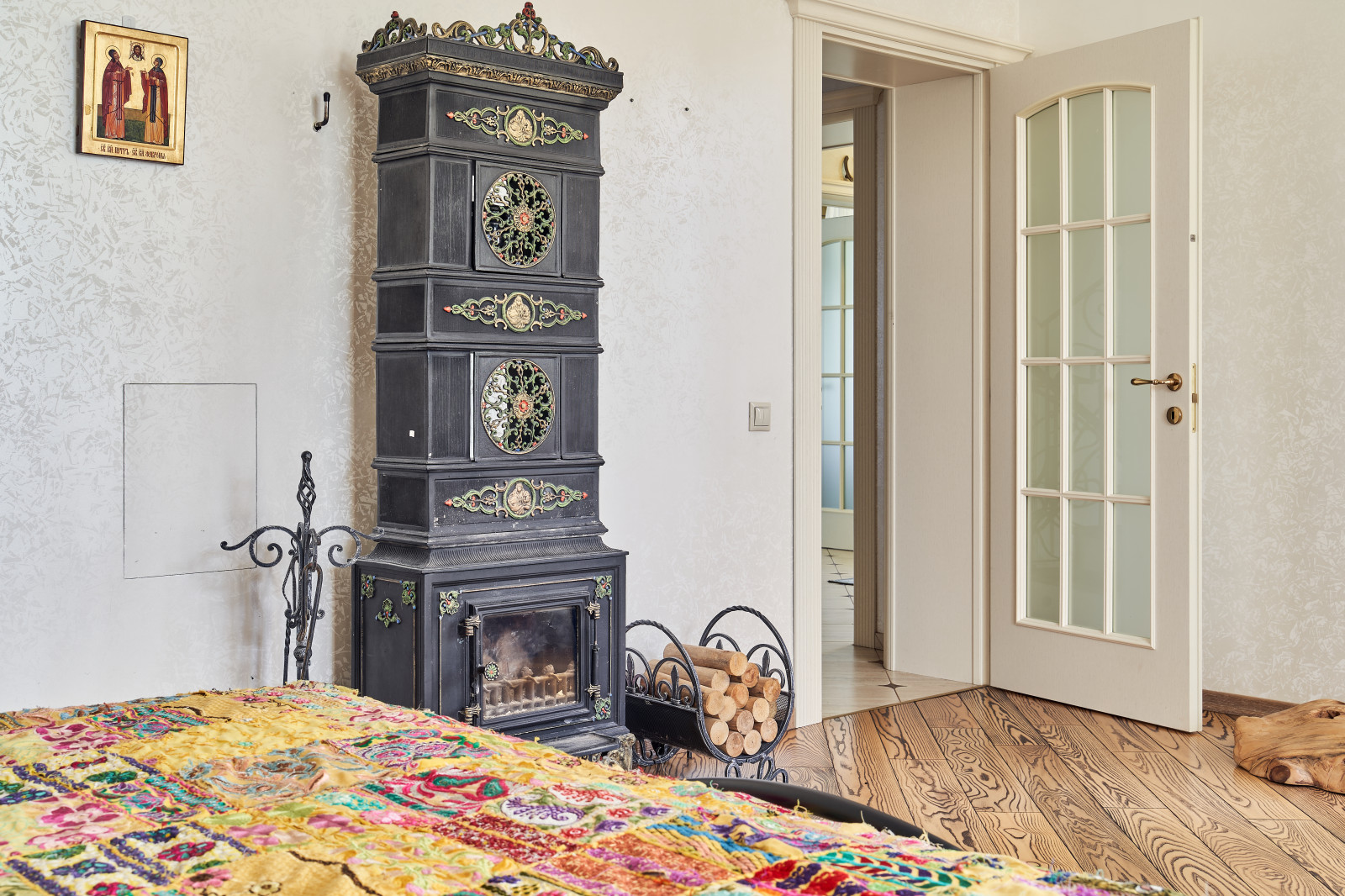 Гостевой загородный дом в Подмосковье, спальня