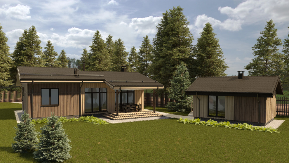 Обложка проекта: Каркасный дом 70м2