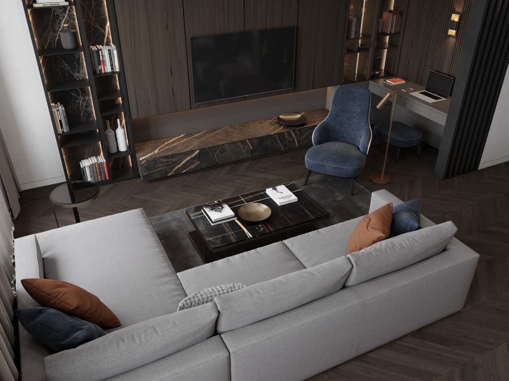 Дизайн четырёхкомнатной квартиры в ЖК "Наследие" | Москва | Россия |