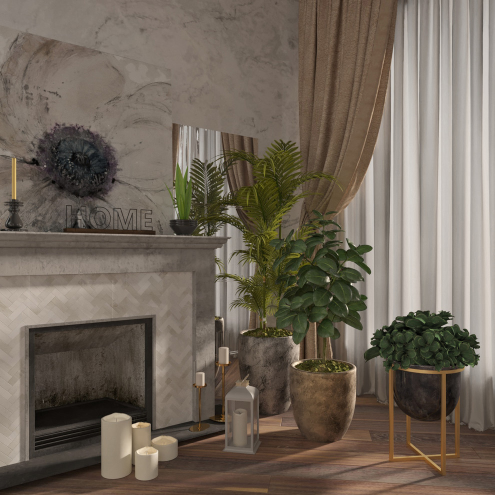 Визуализация зимнего сада