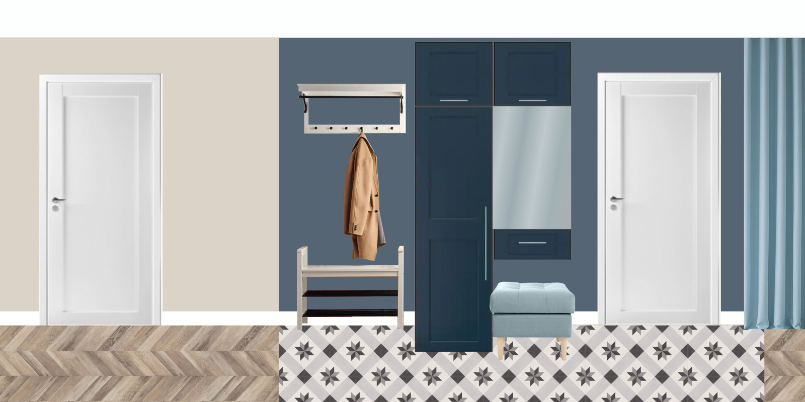 Двухкомнатная квартира в Санкт-Петербурге 57 кв.м.