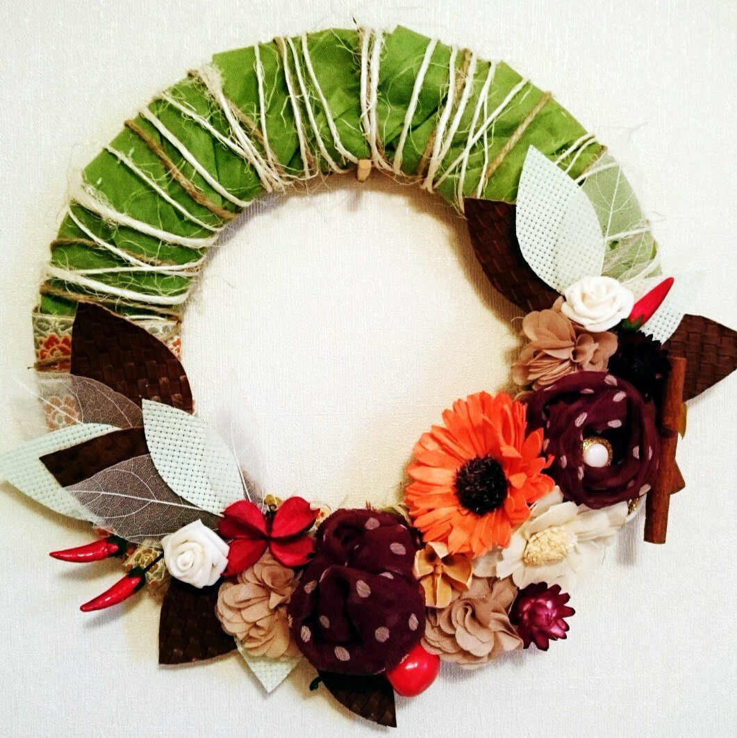 Обложка проекта: Декоративный венок "Осенний шарм"