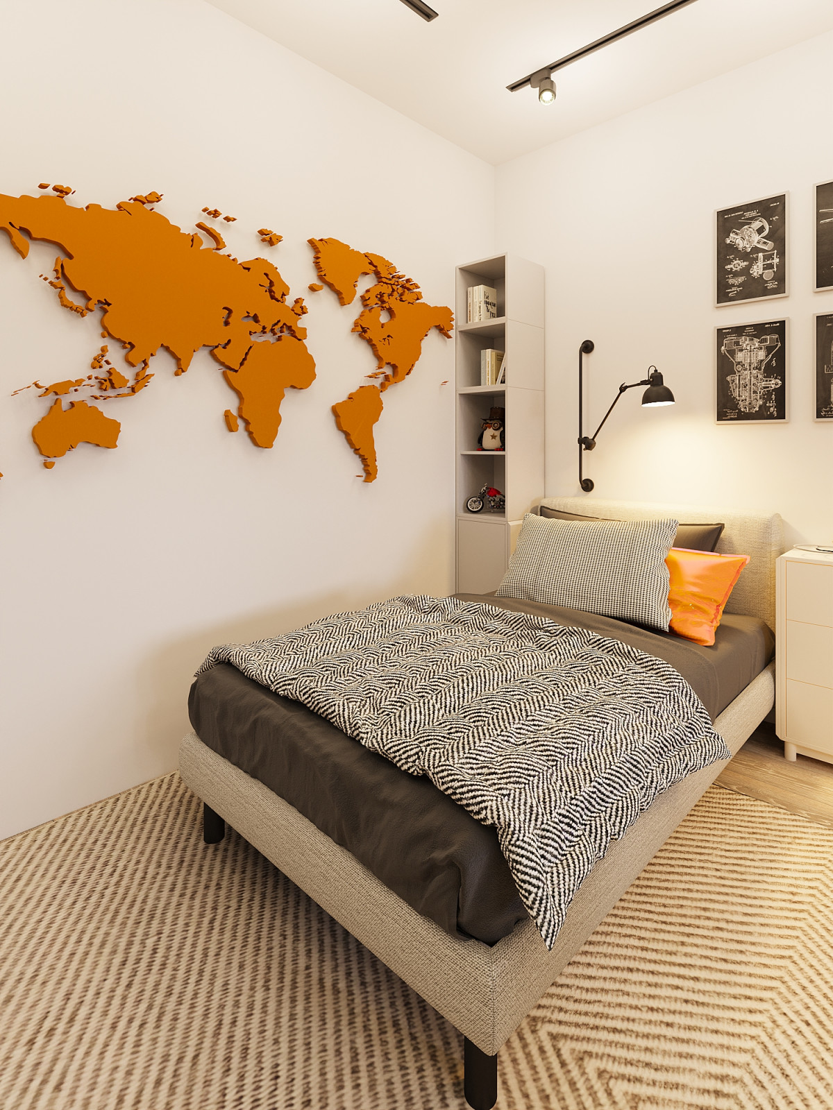 Детская для двух подростков.