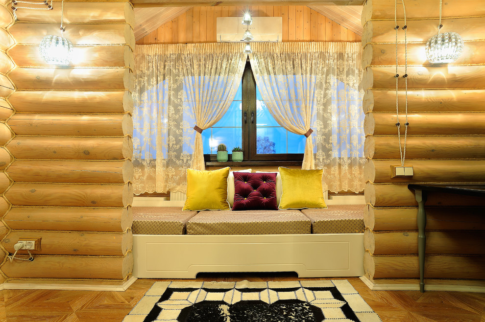 Бревенчатый дом для гостей