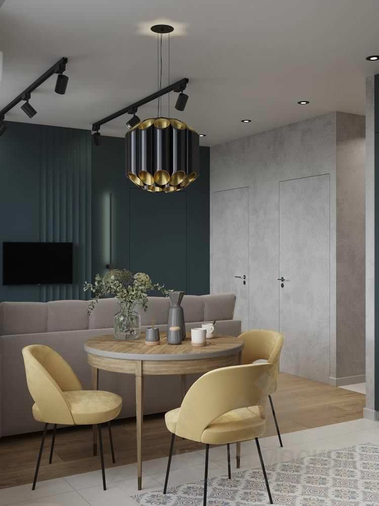 Дизайн-проект однокомнатной квартиры 40 кв.м в Марьино в ЖК «Домашний»