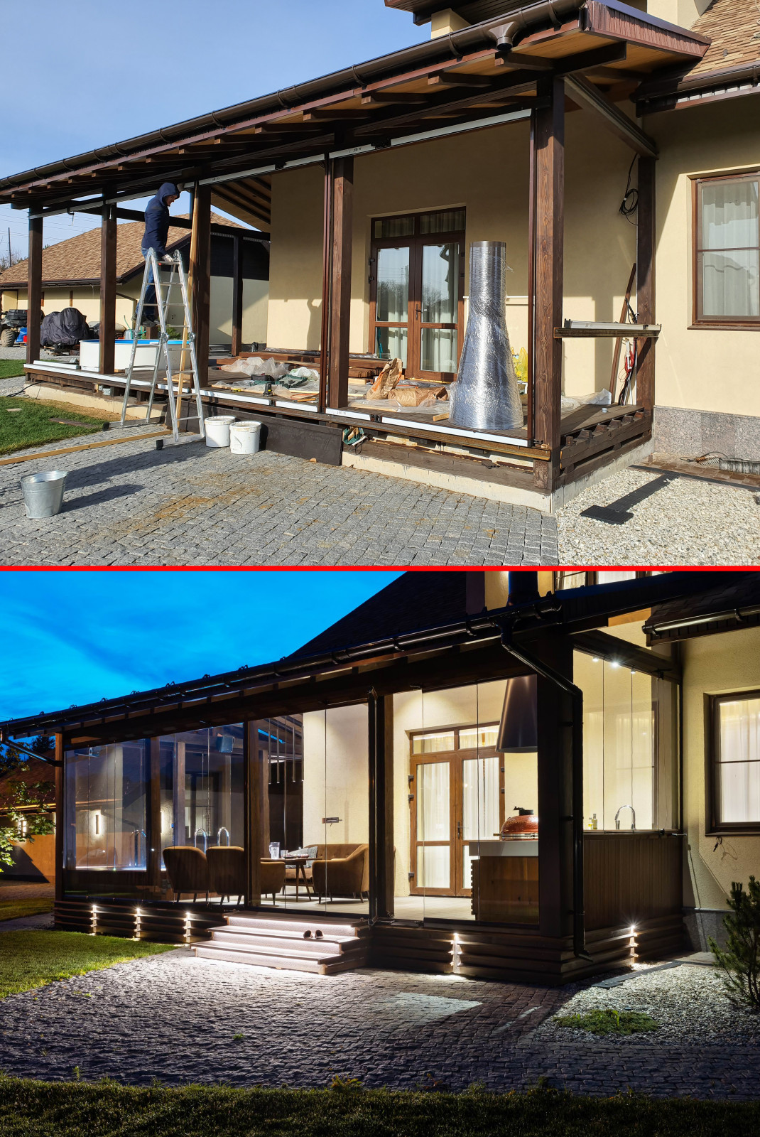 Остекленная терраса ЕЩЕ НЕМНОГО ЛЕТА